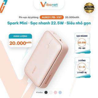 Pin Dự Phòng AUKEY Spark Mini PB-Y57 20000mAh 20W - BLUE