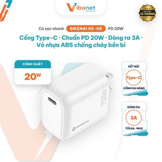Củ sạc nhanh Sikenai KE-05 PD 20W