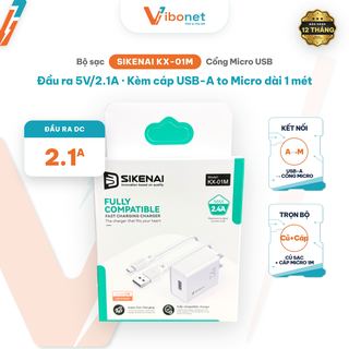 Cáp sạc Sikenai KX-01M Micro USB 2.4A