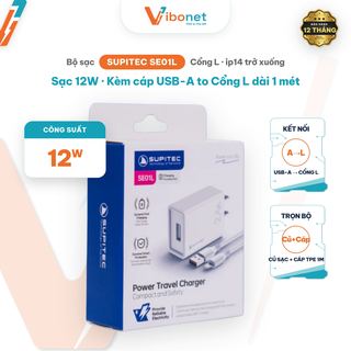 BỘ SẠC USB TO LIGHTNING (12W) SE-01L