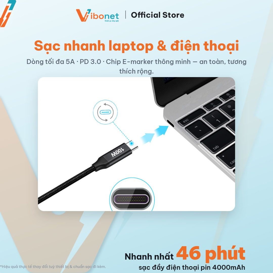 Củ mạnh mà sạc vẫn chậm? Thủ phạm thường là sợi cáp
