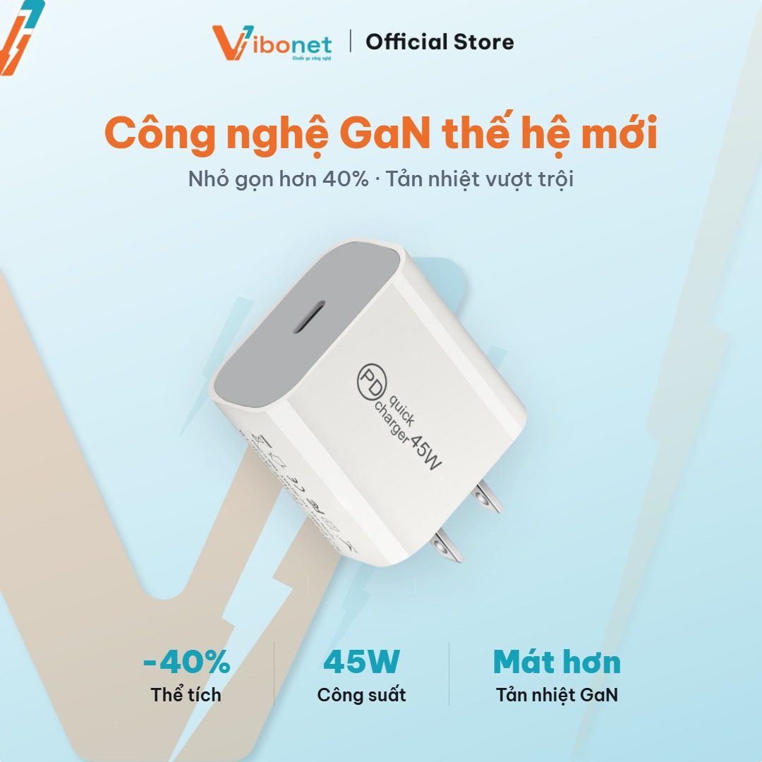 Củ sạc 45W bỏ túi: nhỏ như viên kẹo mà sạc nhanh iPhone, Samsung